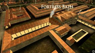 Animation of ancient Roman Fort in Caerleon Wales [upl. by Ayeki]