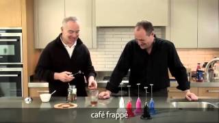 How to make a frappé coffee using an aerolatte milk frother [upl. by Resay]