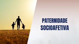 Paternidade socioafetiva [upl. by Amado]