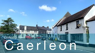 4K  Driving to Caerleon in South Wales [upl. by Aelber]