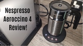 Nespresso Aeroccino 4 Milk Frother Review  Worth upgrading from the Aeroccino 3 [upl. by Ocirema]