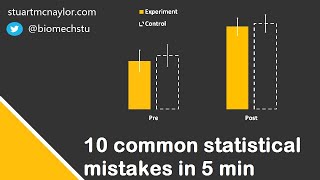 Ten Statistical Mistakes in 5 Min [upl. by Ettevahs]