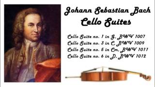 Johann Sebastian Bach  Cello suites in 432 Hz great for reading or studying [upl. by Irami]