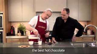 How to make a hot chocolate using an aerolatte milk frother [upl. by Remle]