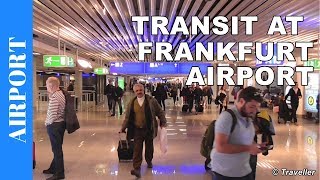 TRANSIT WALK AT FRANKFURT Airport FRA Terminal 1  Connection Flight Transfer Arriving amp Departing [upl. by Aridan]