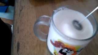 Aerolatte Review Frothing Cold Milk In Under 1 Minute [upl. by Etnasa]