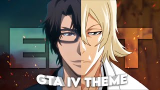 Aizen x Urahara  GTA IV Theme Edit [upl. by Nnanerak]